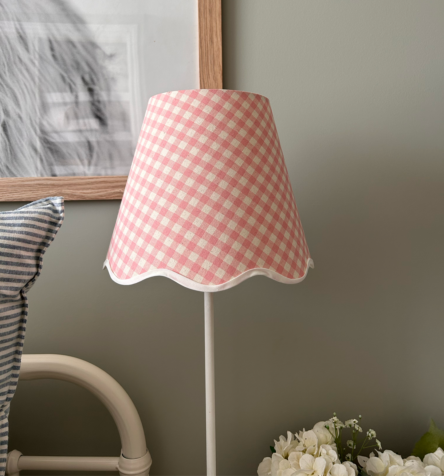 Scalloped Edge Lampshade