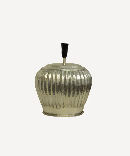 French Country Catalina Oval Ribbed Lampbase