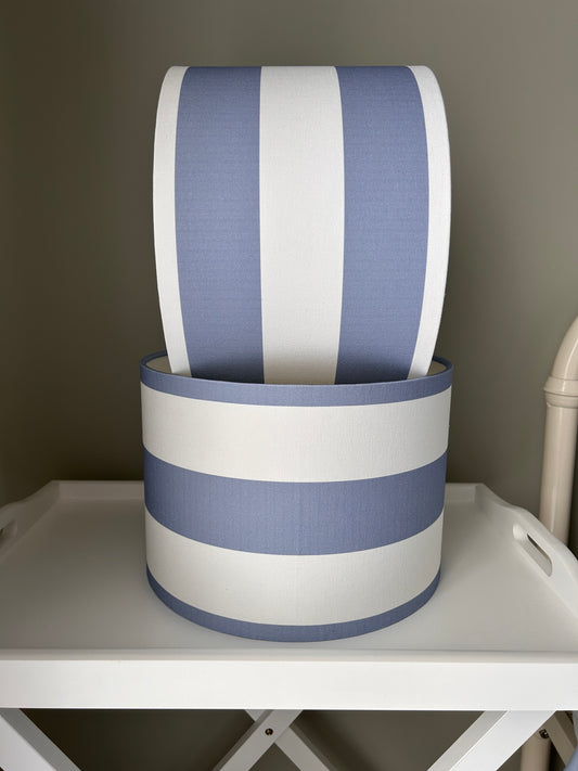 Awning Stripe “Breeze” 30cm Drum Lampshade