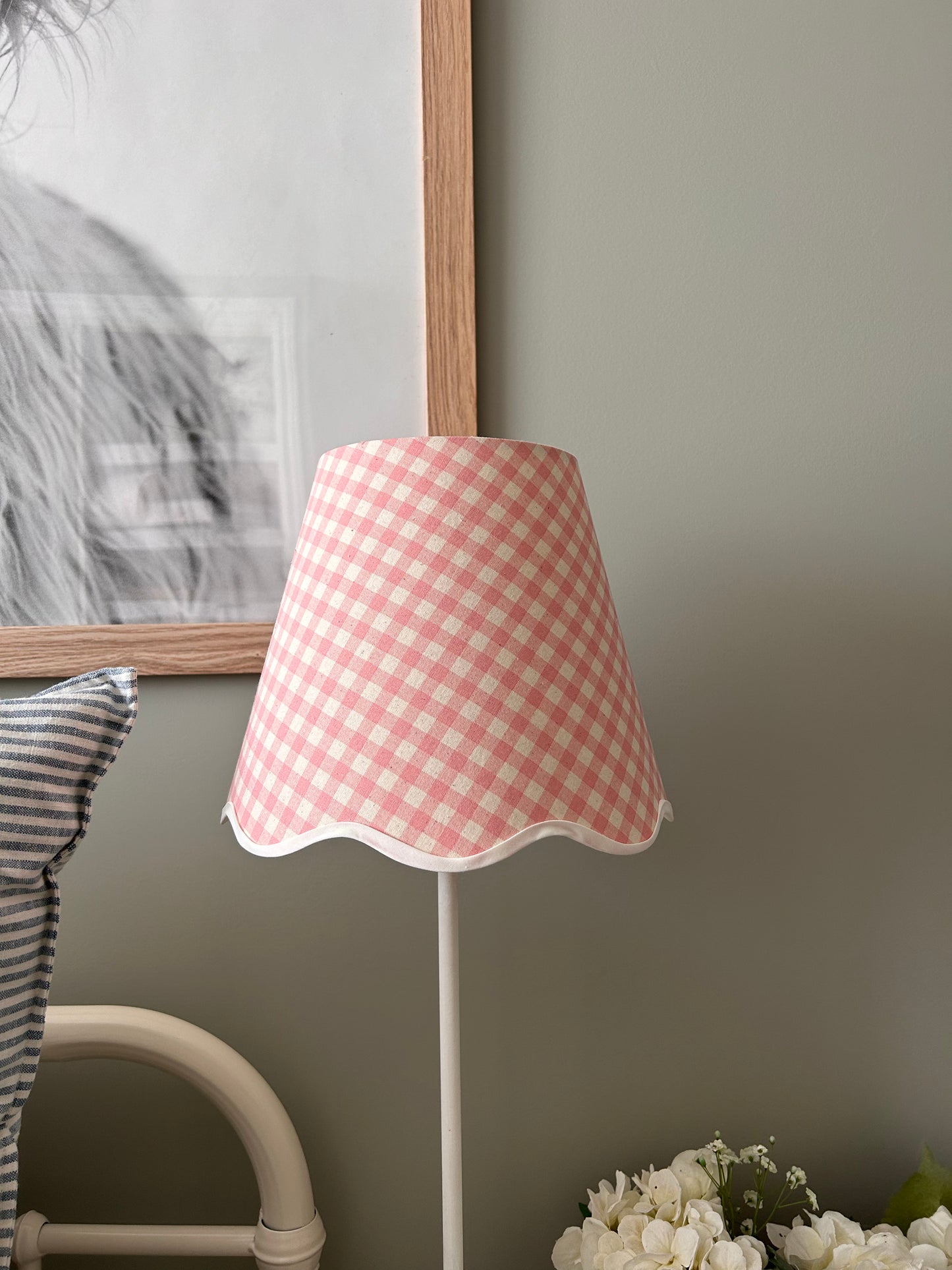 Scalloped Edge Lampshade